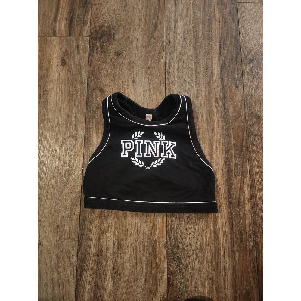 PINK Sports Bra Double Sided Graphics Women's Size‎ Small